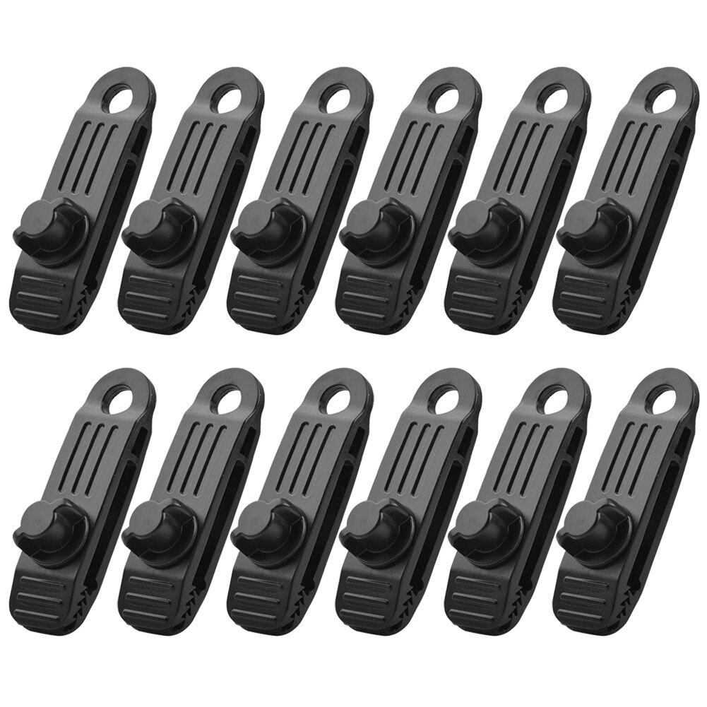 Cheap Goat Tents Awning Clamp Tarp Tarpaulin Windproof Snap Clips Outdoor Camp Tent Tighten Tools Travelling Easy Carrying Portable Parts   